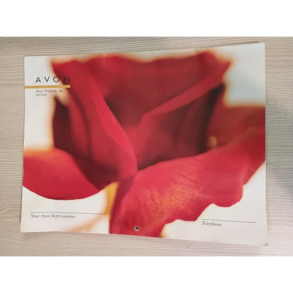 Vintage 1998 Avon In Full Bloom Calendar  Sandi Fellman Floral 2026‎ dates